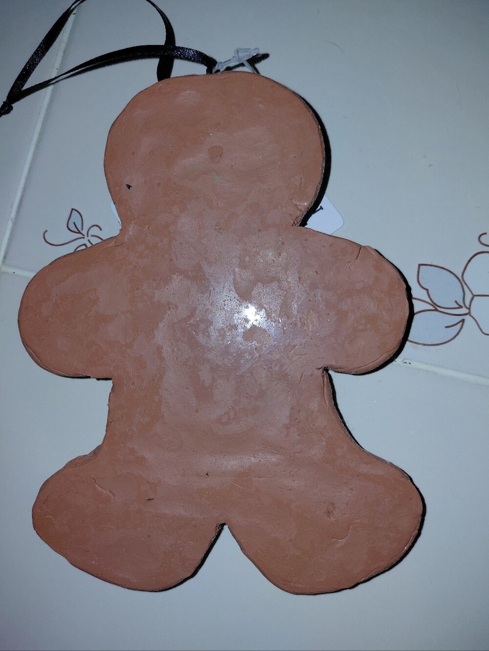 Halloween Gingerbread Ornament, Holiday, Halloween Accessory - Orange/Brown - Picture 4 of 5